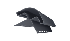 Планка радиусная ЯФАСАД, графит