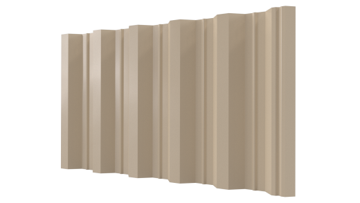 Профнастил НС44 1050/1000x0,5 мм, Полиэстер RAL 1015