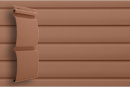 Виниловый сайдинг Grand Line Блок-хаус, Classic Color Plus темно-бежевый