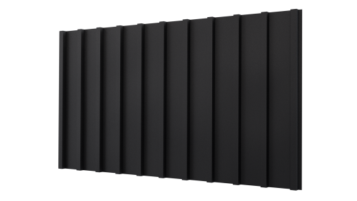 Профнастил С16 1050/1000x0,45 мм, V-MATT RAL 9005