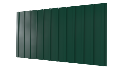 Профнастил С10 1170/1100x0,35 мм, Полиэстер RAL 6005