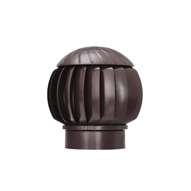 Ротационная вентиляционная турбина Ø160, серия Twister, коричневый