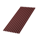 Ондулин Смарт 1950x950x3 мм, Красный