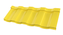 Металлочерепица Панорама 1200/1150x0,45 мм, Полиэстер 1018