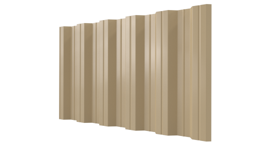 Профнастил НС35 1055/1000x0,45 мм, Полиэстер RAL 1014