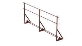 Ограждения кровельные Бюджет 900 мм