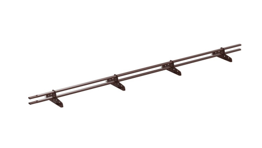 Снегозадержатель трубчатый VEGA Lite 20x40/1,2 мм, 8017