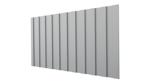 Профнастил С8 1200/1150x0,35 мм, Оцинкованный