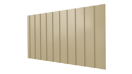 Профнастил С8 1200/1150x0,7 мм, Полиэстер RAL 1014