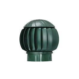Ротационная вентиляционная турбина Ø160, серия Twister, зеленый
