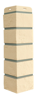 Угол для фасадных панелей Состаренный кирпич, Design (шов 7006) бежевый