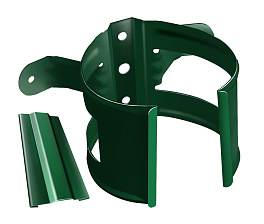 Кронштейн трубы на дерево, RAL 6005