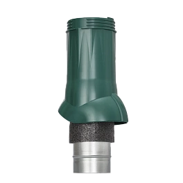 Вентиляционный выход изолированный Ø125/160, серия Static, зеленый