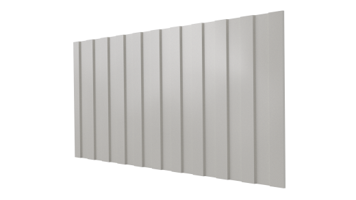 Профнастил С8 1200/1150x0,45 мм, Полиэстер RAL 9002