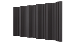 Профнастил НС44 1050/1000x0,45 мм, V-MATT RAL 8019
