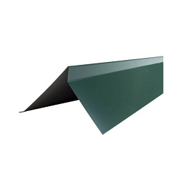 Планка торцевая Технониколь, 75x25x55x2000 мм, RAL 6005