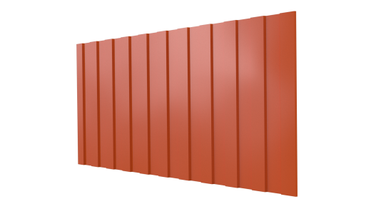 Профнастил С8 1200/1150x0,45 мм, Полиэстер RAL 2004