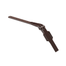 Крепление регулируемое для кронштейна желоба, RAL 8019