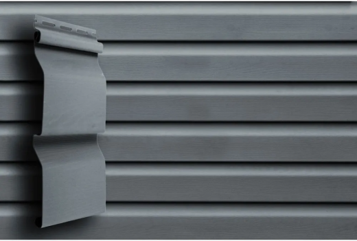 Виниловый сайдинг Grand Line Корабельная доска, Premium Acryl графит