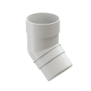 Колено 45°, RAL 9003