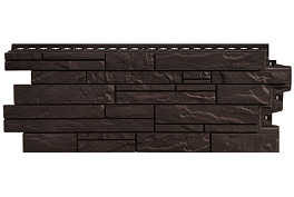 Фасадная панель Grand Line Скала, Classic шоколадный