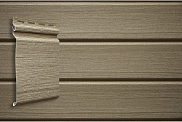 Виниловый сайдинг Grand Line Natural-брус, Design Tundra кедр