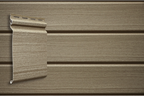 Виниловый сайдинг Grand Line Natural-брус, Design Tundra кедр