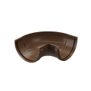 Угловой элемент желоба внешний 90°, RAL 8017