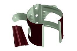 Кронштейн трубы на дерево, RAL 3005