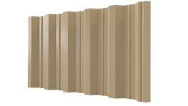 Профнастил НС44 1050/1000x0,5 мм, Полиэстер RAL 1014