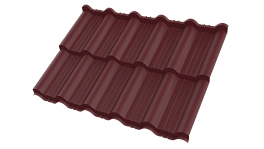Металлочерепица Энигма 1171/1100x0,45 мм, MATT 3005