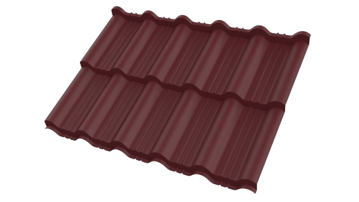 Металлочерепица Энигма 1171/1100x0,5 мм, MATT 3005