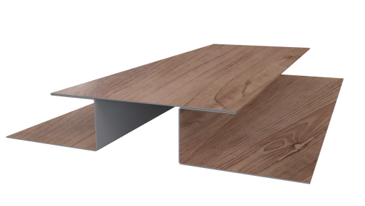 Планка стыковочная сложная Блок хаус 110x2000 мм, Printech