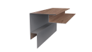 Планка угла наружного сложная Блок хаус 110x100x2000 мм, Printech