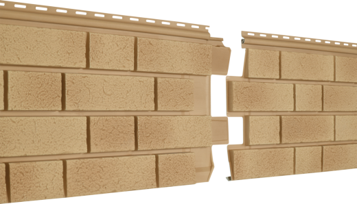 Сайдинг Stone-House S-Lock Клинкер Балтик, светлая медь