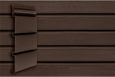 Виниловый сайдинг Grand Line Архитектурный планкен, Premium Acryl темный дуб