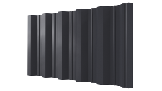 Профнастил НС44 1050/1000x0,45 мм, Полиэстер RAL 7024