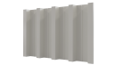 Профнастил Н60 930/860x0,5 мм, Полиэстер RAL 9002