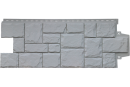 Фасадная панель Grand Line Крупный камень, Classic серый