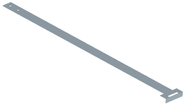 Усилитель крепления желоба 0,7 м, цинк