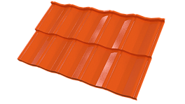 Металлочерепица Энигма 1171/1100x0,45 мм, Полиэстер 2004