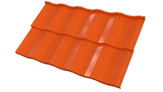 Металлочерепица Энигма 1171/1100x0,45 мм, Полиэстер 2004