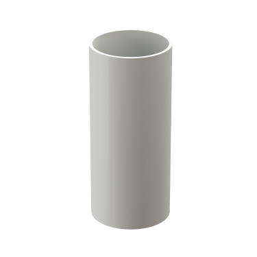 Труба водосточная 1 мм, RAL 9003