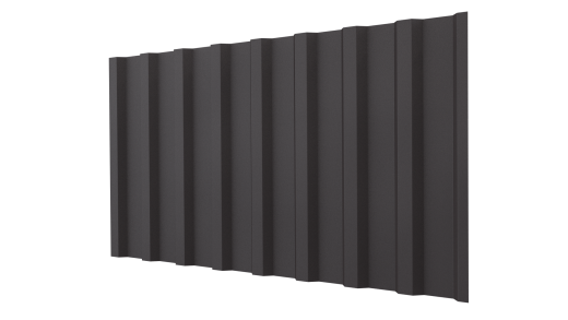 Профнастил НС18 1150/1100x0,35 мм, MATT RAL 8019