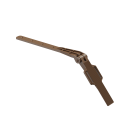 Крепление регулируемое для кронштейна желоба, RAL 8017