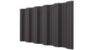 Профнастил НС35 1055/1000x0,45 мм, V-MATT RAL 8019