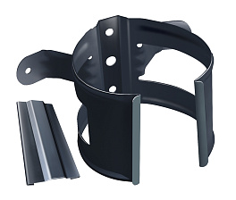 Кронштейн трубы на дерево, RAL 7024