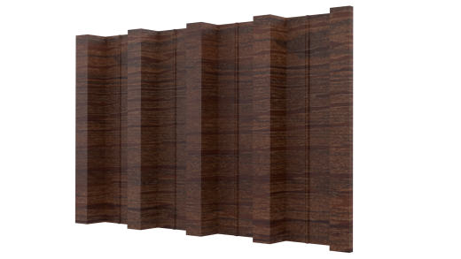 Профнастил Н60 930/860x0,45 мм, Printech Темное дерево