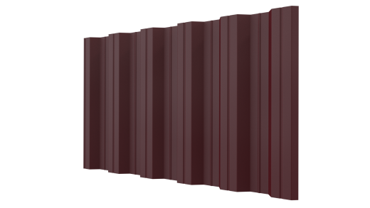 Профнастил НС35 1055/1000x0,45 мм, MATT RAL 3005