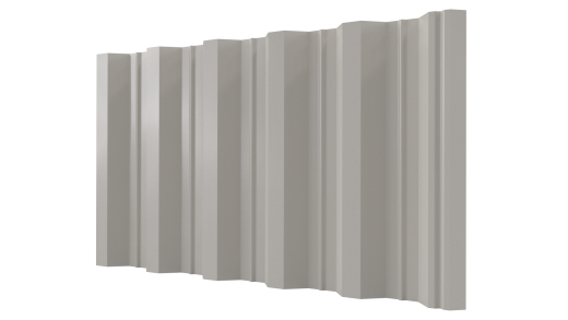 Профнастил НС44 1050/1000x0,5 мм, Полиэстер RAL 9002